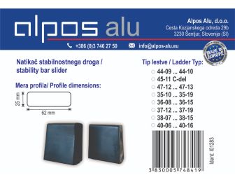 NATIKAČ DROGA 62X25 mm